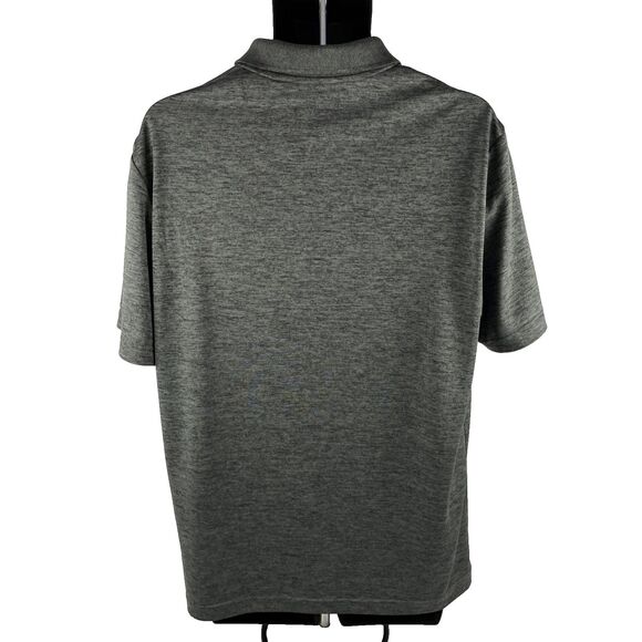 Mens Majestic Pittsburgh Pirates Short Sleeve Polo Shirt Size Large Gray - Picture 8 of 8